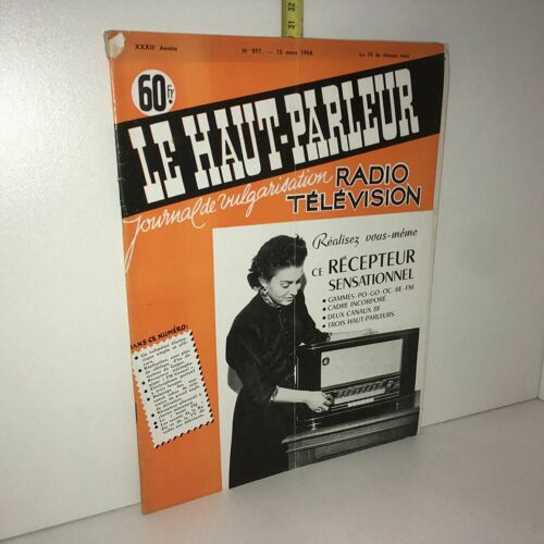 Le Haut Parleur No 977 De Journal Vulgarisation Radio Television