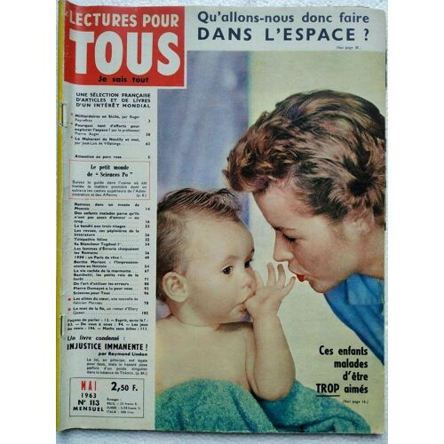 Lectures Pour Tous 113 Mai 1963