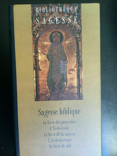 Bibliotheque De La Sagesse Sagess Biblique France Loisirs