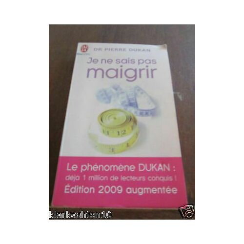 Dr Je Ne Sais Pas Maigrir J'ai Lu