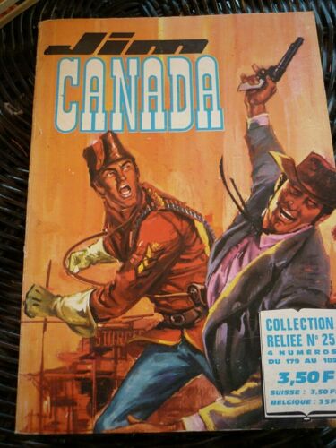 Jim Canada Collection Reliée N25 Ns 179 À 182