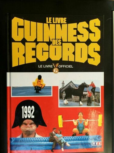 Le Livre Cuinness Des Records 1992 Tf1 Edition 1991