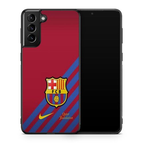 Coque De Téléphone Pour Samsung Galaxy S21 Fe Fc Barcelone Football Ecusson Messi Suarez Neymar Club Ronaldo Ref 2652