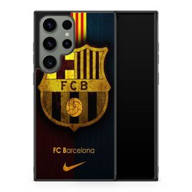 Coque de téléphone pour Samsung Galaxy S22 Ultra Fc Barcelone Football ecusson Messi suarez Neymar club Ronaldo Ref 721