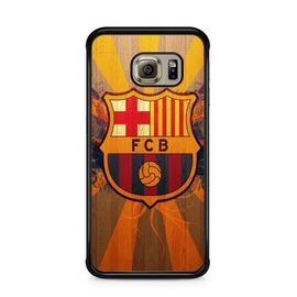 Coque De Téléphone Pour Samsung Galaxy S6 Edge Fc Barcelone Football Ecusson Messi Suarez Neymar Club Ronaldo Ref 1870