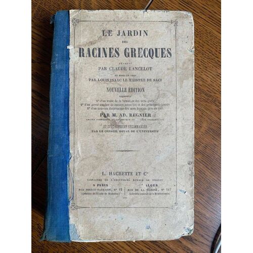 Le Jardin Des Racines Grecques Hachette 1848