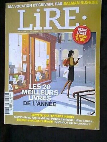 Lire N411 Décembre 2012 Les 20 Meilleurs Livres De L'année