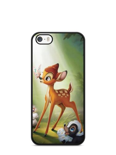 Coque De Téléphone Pour Iphone 5c Bambi Disney Dessin Animé Panpan Thumper Amour Amis Ref 1696