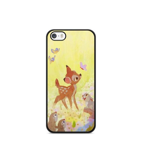 Coque De Téléphone Pour Iphone 7 / 8 / Se 2020 / Se 2022 Bambi Disney Dessin Animé Panpan Thumper Amour Amis Ref 2667