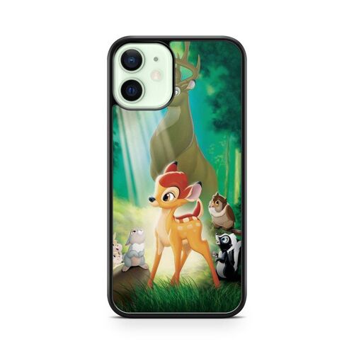 Coque De Téléphone Pour Iphone 13 Mini Bambi Disney Dessin Animé Panpan Thumper Amour Amis Ref 1958