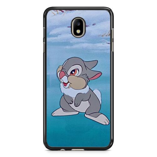 Coque De Téléphone Pour Samsung Galaxy J7 2017 ( J730 ) Bambi Disney Dessin Animé Panpan Thumper Amour Amis Ref 2243