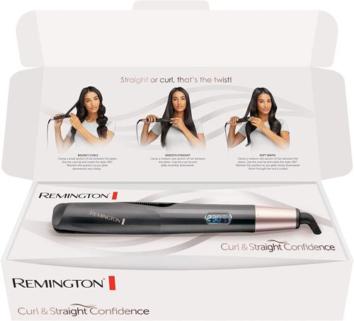 Fer À Friser Remington Curl & Straight Confidence Gris (Refurbished A+)