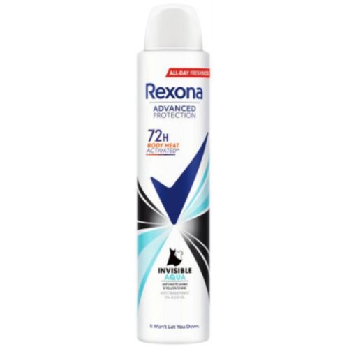 Déodorant Femme Anti-Traces Invisible Aqua Advanced Protection Rexona 200ml 