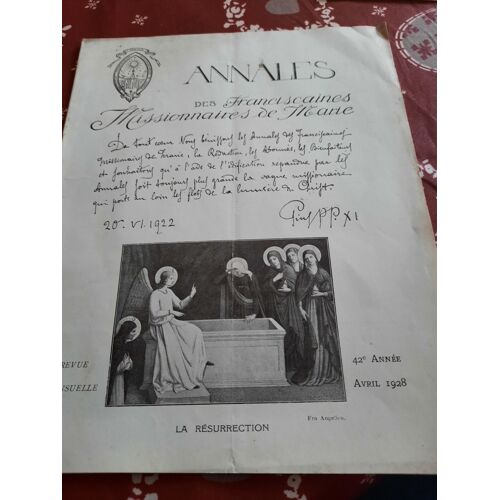 Annales Des Franciscaines Missionnaires De Marie 42 Ème Année