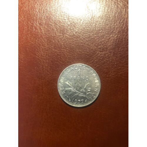 Vente D’Une Pièce De 1 Franc 1977 - Prix De Vente 1.100 €