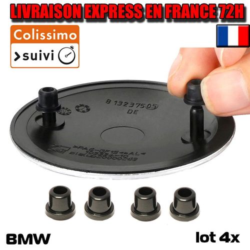 4x Oeillets Emblèmes Logo 82 Mm Pour Bmw F10 F20 E34 E36 E39 E60 E65 E61 E83 Z3