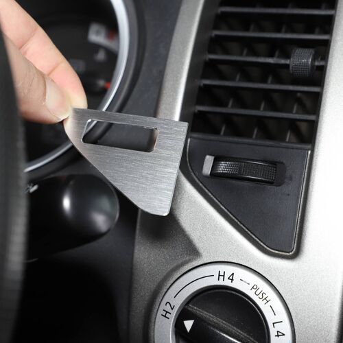 Bouton De Sortie D'air Pour Toyota Tacoma 2011 ¿ 2014, Accessoire Intérieur En Alliage D'aluminium, Style De Voiture Argenté