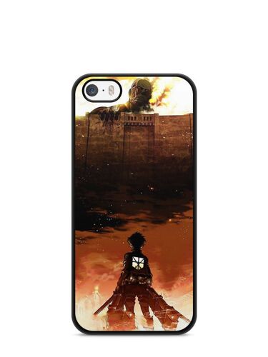Coque De Téléphone Pour Iphone 5 / 5s / Se 2017 Attaque Des Titans Manga Japonnais Dessin Animé Ref 1