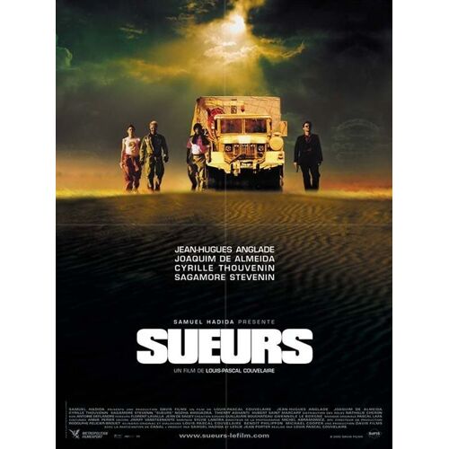 Sueurs - Affiche Originale De Cinéma - Format 40x60 Cm - Un Film De Louis-Pascal Couvelaire Avec Jean-Hugues Anglade, Sgamore Stévenin, Cyrille Thouvenin, Joaquiam De Almeida - Année 2002