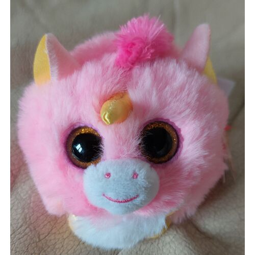 Ty Beanie balls licorne rose fantasia Doudou Peluche