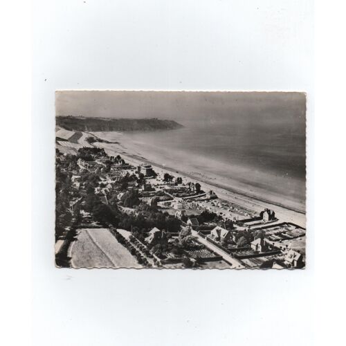 Les Rosaires-En-Plérin ( C.-Du-N. ) - Le Boulevard De La Côte D'Émeraude Vers La Pointe De Pordic. - Carte Crénelée , Série: En Avion Au Dessus De... ( Années 50).
