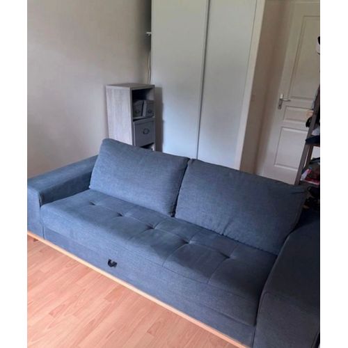 Canapé Convertible +Pouf