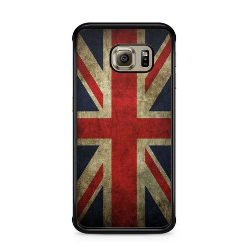 Coque De Téléphone Pour Samsung Galaxy S6 Edge Drapeau Anglais Angleterre God Save The Queen Ref 55