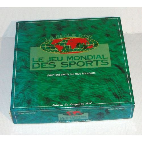 Le Jeu Mondial Des Sports La Regle D'or Editions Langue De Chat