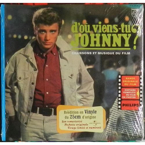 Johnny Hallyday: D'où Viens-Tu Johnny 33t 25cm Lp Vinyl