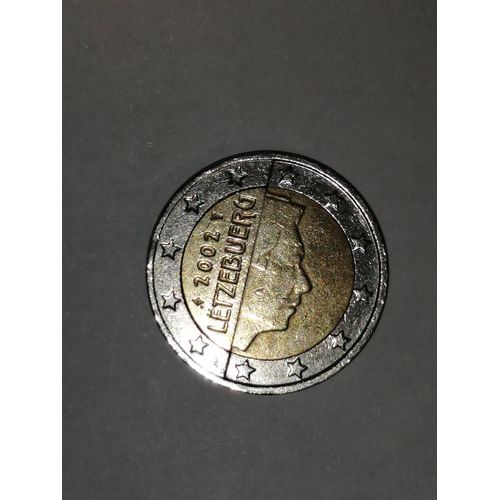 Pièce Très Rare De 2 Euros Lëtzebuerg 2002