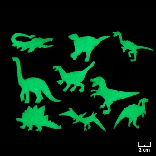 Décorations murales phosphorescentes lumineuses Dinosaures