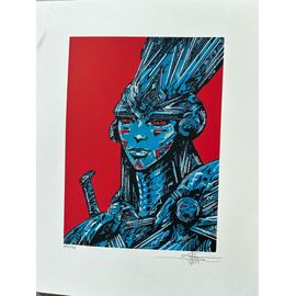 Serigraphie Druillet "Legende" Format 40/50 Cm Numérotée Et Signée
