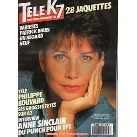 Télé K7 368 - Anna Sinclair - Madonna (2p ) - Michele Morgan - Frederic Mitterrand - Cousteau - Antoine De Caunes - Patrick Bruel - Bouvard -