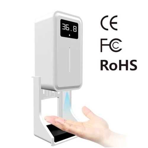 Thermomètre infrarouge sans contact et distributeur automatique de savon-