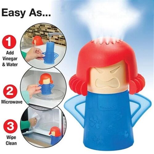 Nettoyeur de micro-ondes-Angry Mama Kitchen gadget pour un nettoyage facile