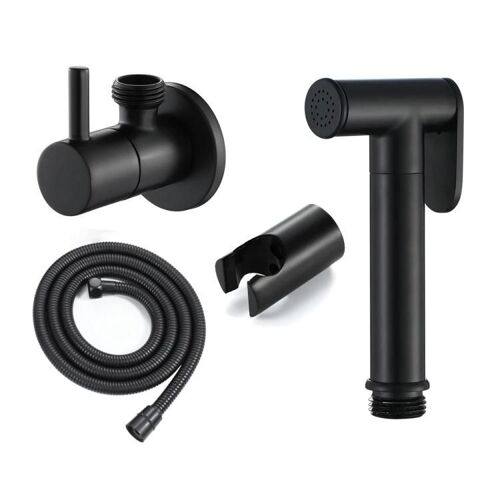 Petite buse de douche Toilet Rover Set-Arroseur,tuyau de 1,5 m,vanne d'angle