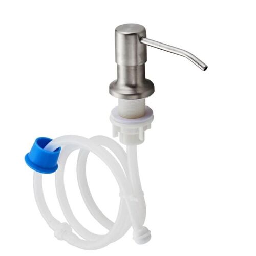 Pompe distributrice de savon en acier inoxydable-Matériau 304,tube en silicone,