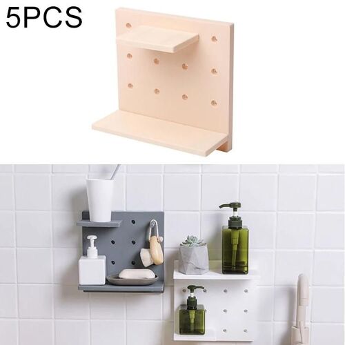 Étagère Murale En Plastique-5 Pcs Rangement Pour Salon,Salle De Bain,Cuisine-