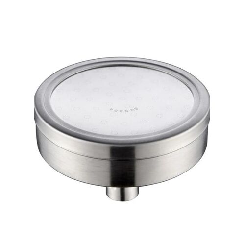 Pomme de douche en acier inoxydable 304-Amovible,lavable,jet supérieur sous pression,taille 118mm-