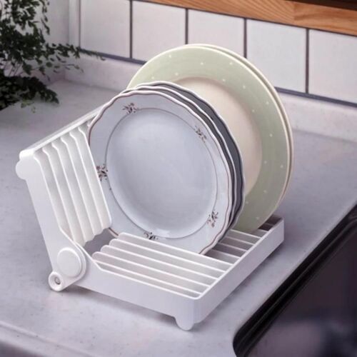 Égouttoir À Vaisselle Pliable-Porte-Assiette Peu Encombrant De
