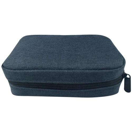 Sac de rangement de voyage multifonctionnel-convient aux téléphones,banques d'alimentation,écouteurs,bleu marine,23x11x5cm bleu marine
