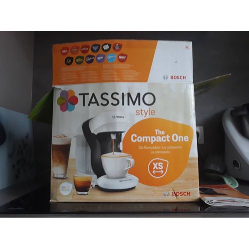 Vds machine à café Tassimo Bosch,ou autres boissons chaudes,suivant les dosettes(non fournies)que l'on trouve dans le commerce !Réglage du volume souhaité,très peu servi!