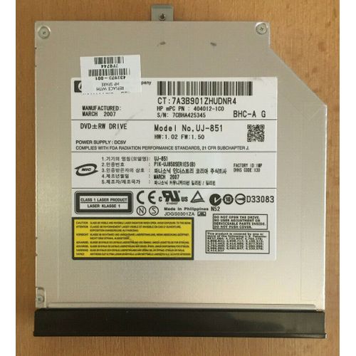 Lecteur Graveur HP Model : UJ-851