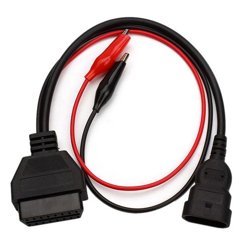 Câble De Diagnostic Automatique Pour Fiat, Adaptateur De Connecteur 3 Broches Alfa Lancia À 16 Broches Obdii Obd-Ii