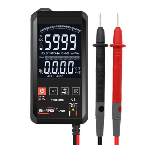 Multimètre numérique-Écran tactile ultra-fin,haute précision,HY128B