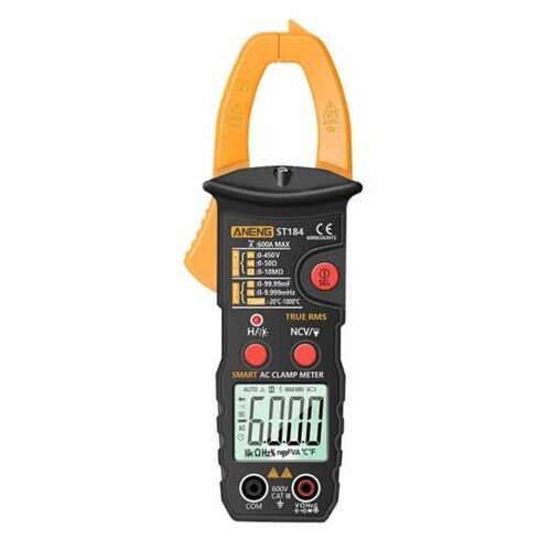 Multimètre Numérique-Clamp-On,Auto-Identify,Smart,Jaune-Aneng St184 Jaune