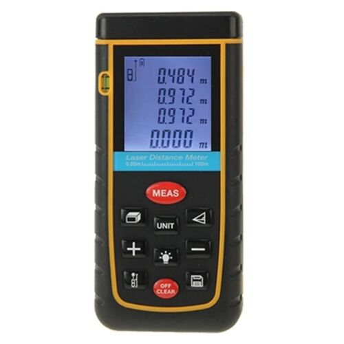 Télémètre laser-portée de 100 m,écran LCD 1,9"",bulle de niveau-