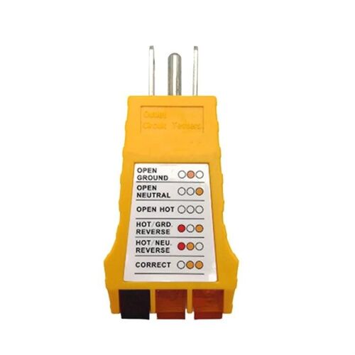 Testeur de prise de courant-SK300 US Plug Testeur de boucle à trois fils