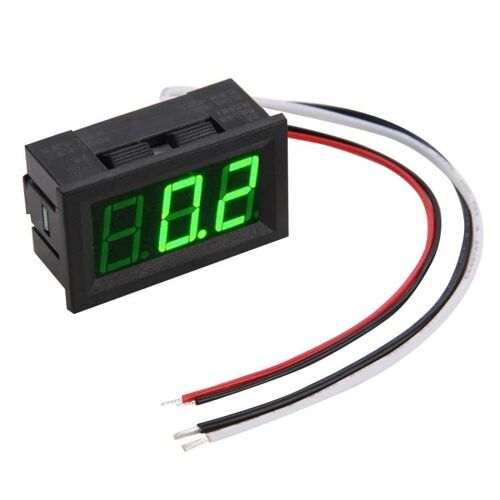 Courantomètre numérique LED-Affichage vert 0-10A,C27D