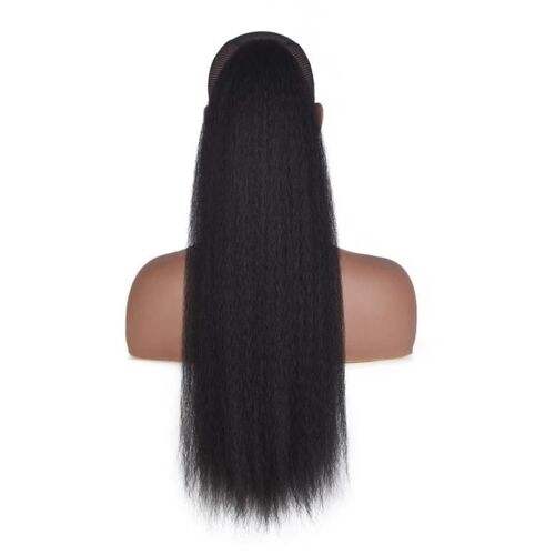 Queue De Cheval Moelleuse Pour Cheveux Bouclés-Style À Longues Moustaches,Couleur 1.1b- 